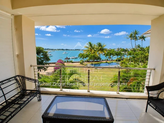 Beachfront Duplex Villa with Exceptional Views in Pointe aux Canonniers