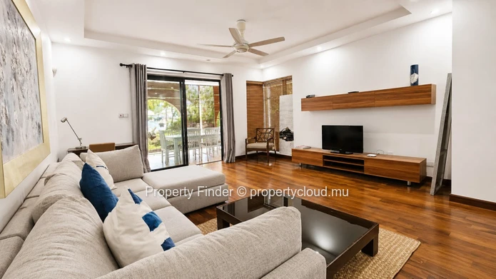 Beachfront 3-Bedroom Apartment for Long-Term Rental – West Coast Mauritius