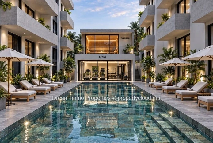 Elegant furnished 2-bedroom apartments in a resort-style residence in Flic en Flac – Mauritius