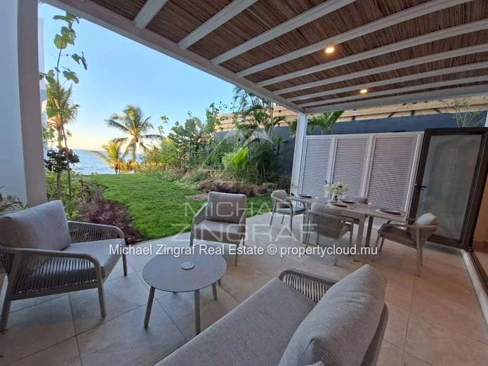 Appartement pieds dans l'eau avec vue panoramique sur l'océan – Pointe aux Canonniers