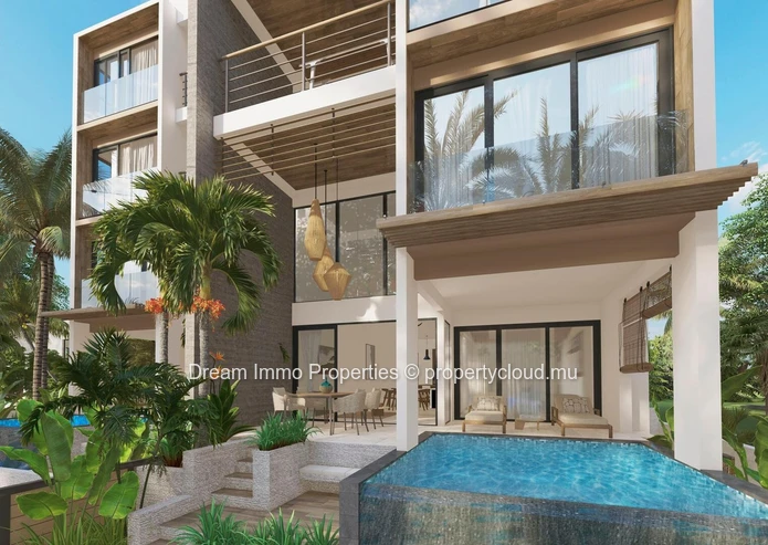 Stunning Sea View! 2 Bedroom Apartments With Private Pool In Pereybere – Mauritius