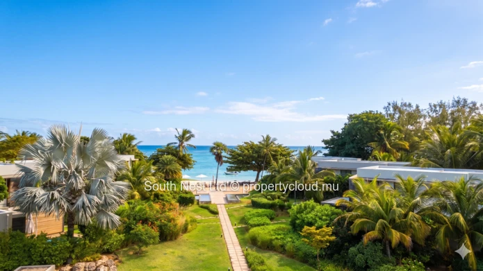 Résidence de 3 chambres en bord de mer avec piscine privée à Black River 