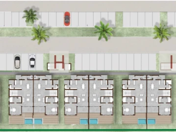 Townhouse, Duplex de 3 Chambres