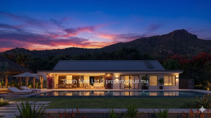 Luxury Villa Estate in Tamarin with Mountain Views