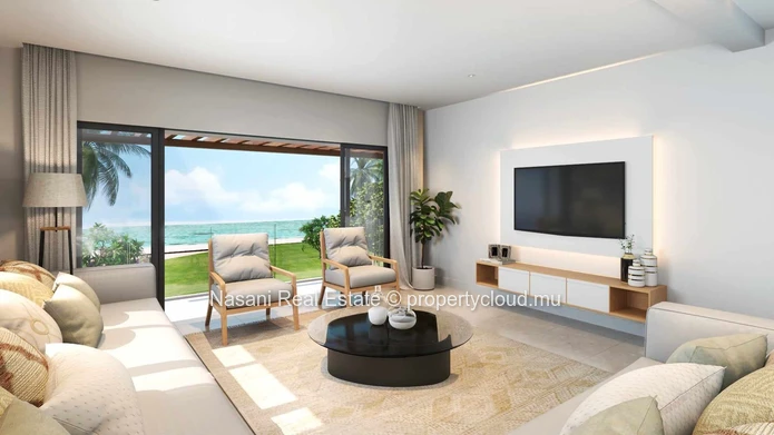 3 Bedroom App - Beachfront Living with uninterrupted views of the sea.