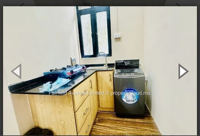 Studio meublé à louer à Ebène, proche commodités, parking sécurisé, loyer Rs 20 000.