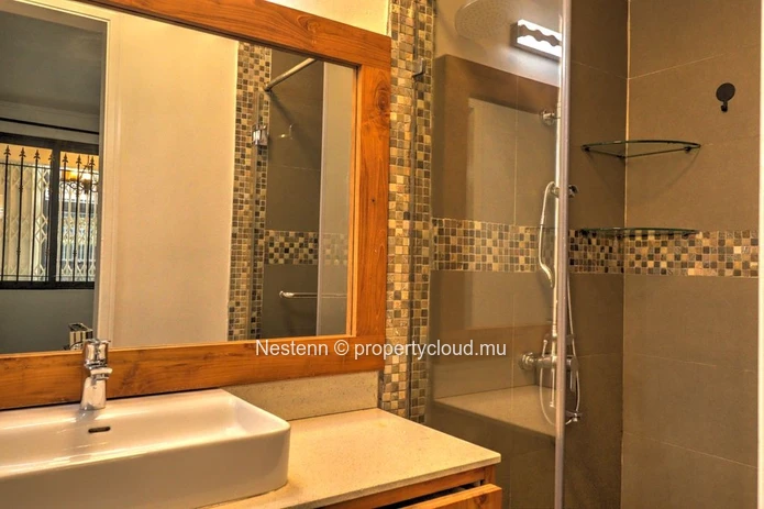 Modern duplex apartment in Curepipe 2 bedrooms 2 bathrooms separate kitchen balcony carport good condition close to a...