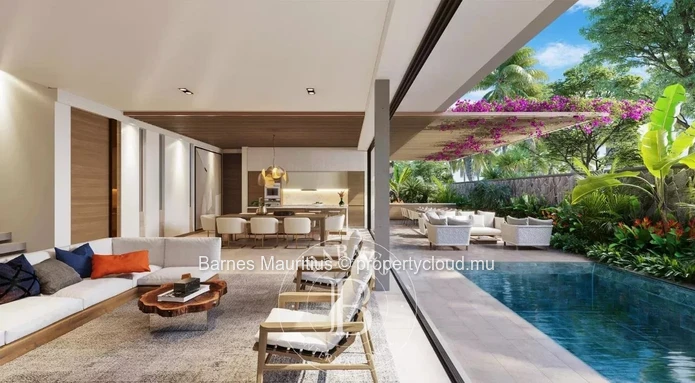 TROU AUX BICHES – Off-plan - Villa close to the beach - 4 bedrooms