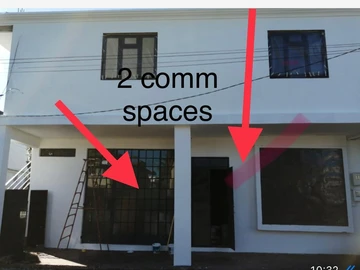 Bâtiment à vendre, Quatre-Bornes, Palma junction, rez de chaussée commercial et au premier appartement .