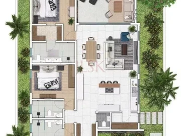Villa de 3 Chambres