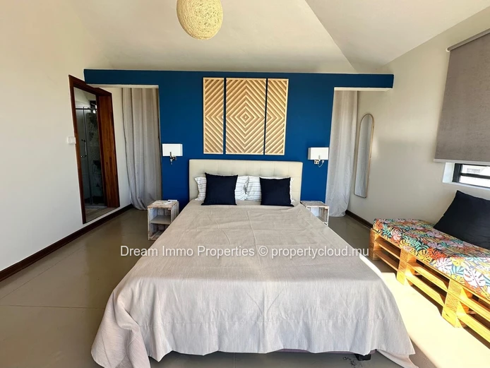 Élégante villa de 4 chambres à louer avec piscine privée et vue mer à Flic en Flac - Ile Maurice