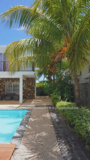 Maison meublée 4 chambres avec piscine à Pointe aux Canonniers