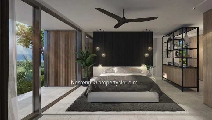 Villa de plain-pied de 3 chambres avec piscine privée et jardin dans un domaine prestigieux