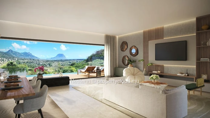 Luxury and serenity embodied by this 314 m² triplex villa with a view