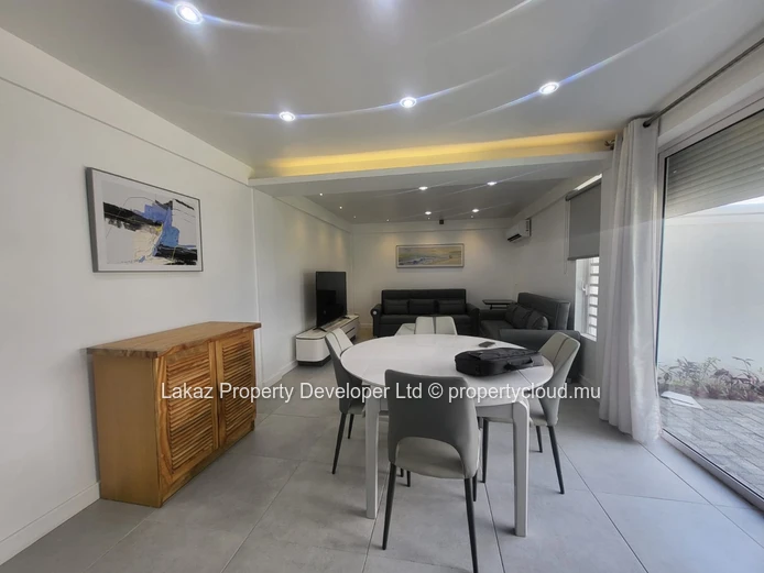Appartement meublé 110m² avec 2 chambres à louer à Pointe aux Canonniers