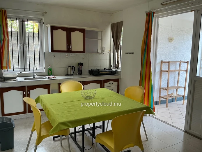 FOR RENT in Trou aux Biches, 1 bedroom ground floor apartment