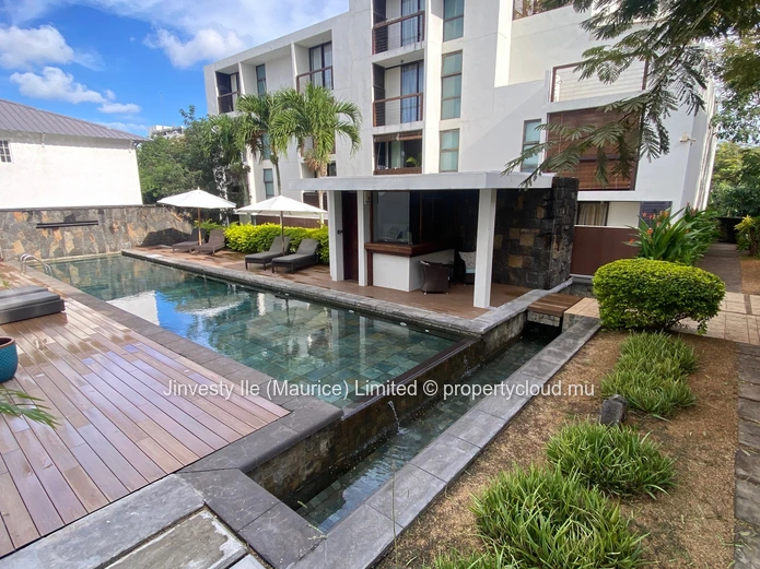JINVESTY MAURITIUS : RENT 2 BR en suite Mont beach on walk... 49000