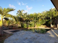 Beautiful semi-furnished villa for rent in a secure estate in Tamarin, Mauritius
