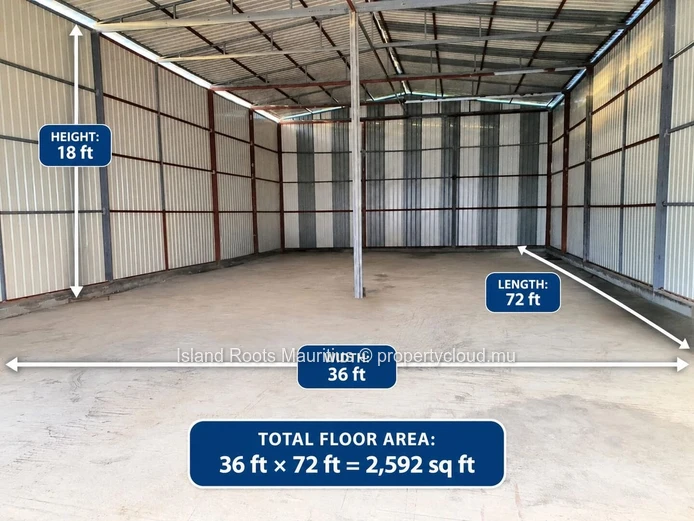 Warehouse / workshop for rent à Flacq