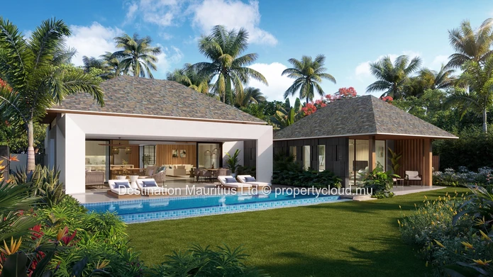 Présentation De Deux Villas De Luxe De Plain-Pied Avec 4 Chambres Et Lagon À Mont Choisy La Reserve - Destination Mau...