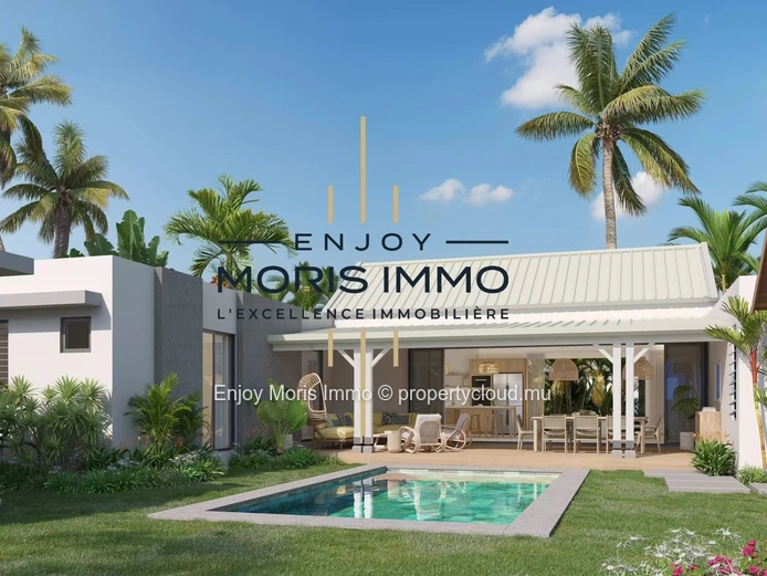 Modern 3-bedroom villa with pool in Petit Raffray