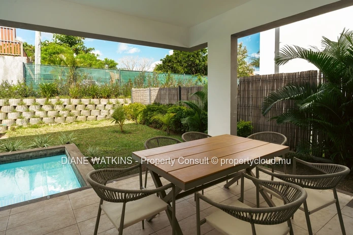 Coastal Comfort in Rivière Noire – Furnished Duplex with Jacuzzi for Sale