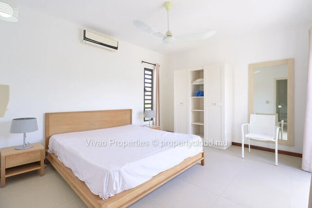 Furnished 4-bedroom villa with pool for rent in Trou aux Biches
