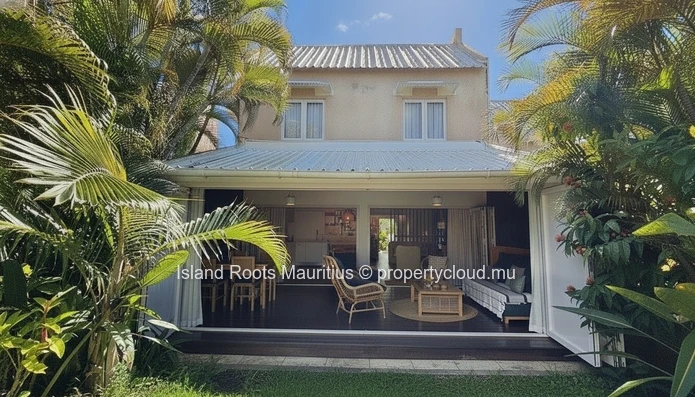 Duplex de 3 chambres à Bain Boeuf, non loin de la plage publique.