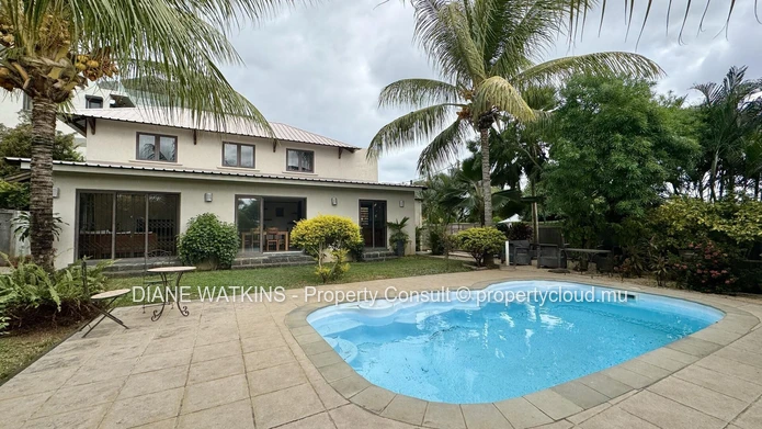 Elegant 3-Bedroom House with Pool for Rent in Tamarin | DIANE WATKINS Property Consult