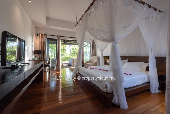 Luxury Balinese Villa with Sea Views, Beach Access and 5-Star Resort Benefits for Sale in Bel Ombre, Mauritius