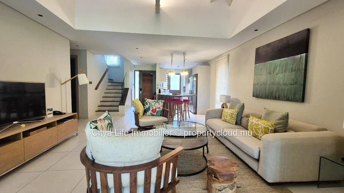 Modern Duplex with Private Pool in Beau Champ | 195m² Living Area | Close to Schools, Shops, Golf Course | Furnished ...