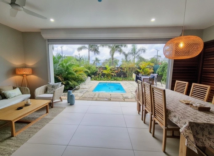 Duplex meublé de 3 chambres avec piscine privée à Beau Plan