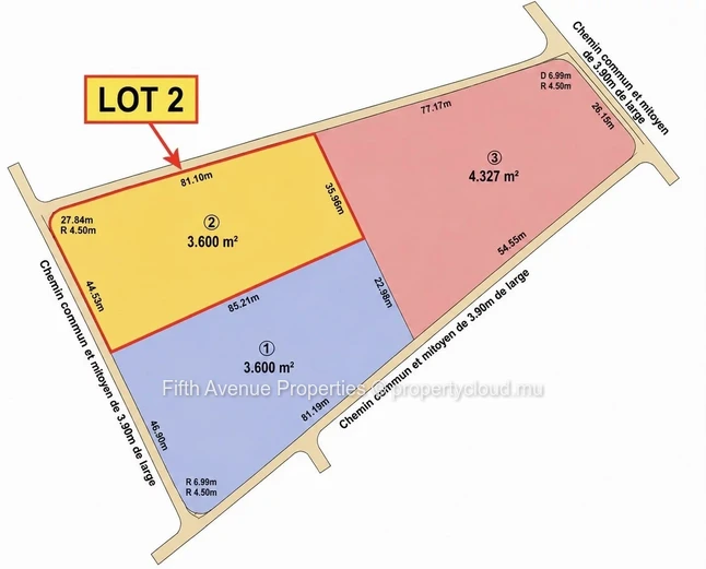 Grand Bay - Residential Land of 3,600 m²