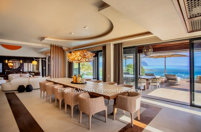 Ultra-Luxury Villa with Panoramic Lagoon Views in Black River, Mauritius