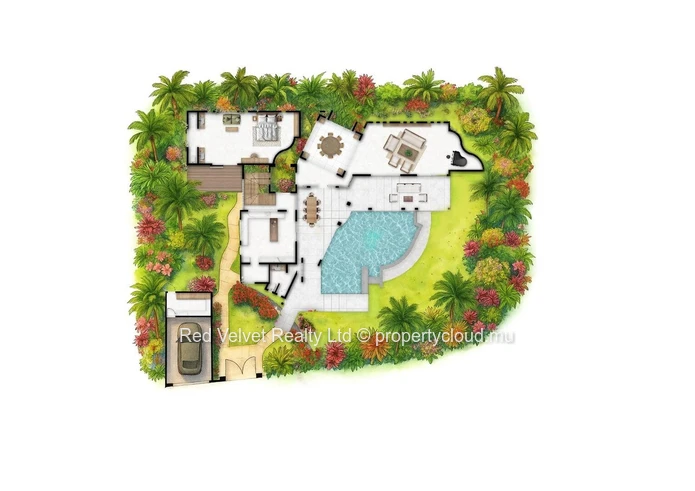 Villa de luxe de 4 chambres à vendre à Pereybere