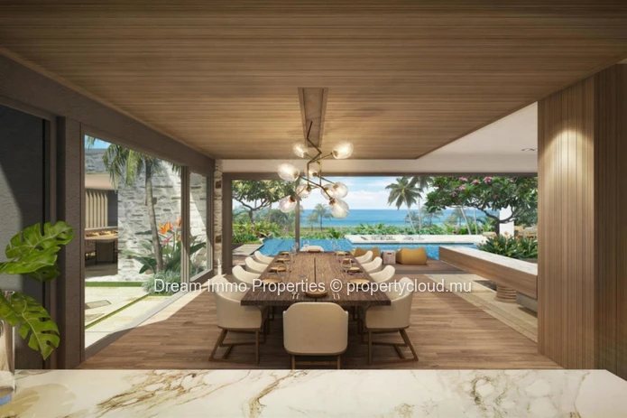 Amazing Beachfront Villas Access To Foreigners Within A Luxury Residence - Unique In Mauritius
