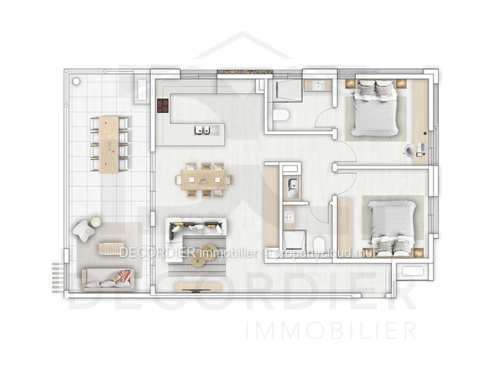 À Vendre – Appartement neuf sur plan à Calodyne