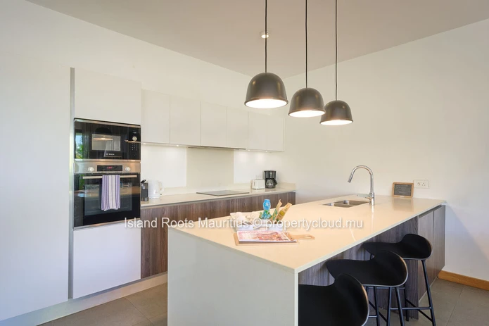 3-Bedroom En-Suite Apartment for Rent in a Secure Resort in Grand Gaube.