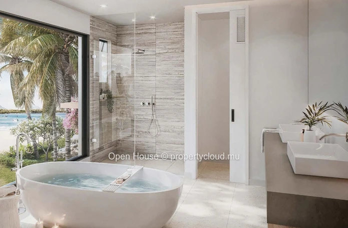 Appartement à vendre à Rivière Noire – Black River, avec piscine, garage, vue mer et accessible aux étrangers.