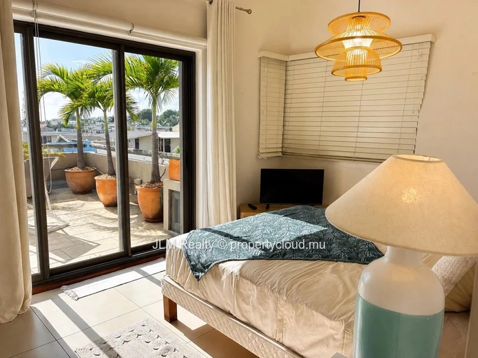 Stunning Penthouse for Long-Term Rent Just Steps from La Preneuse Beach, Black River, Mauritius