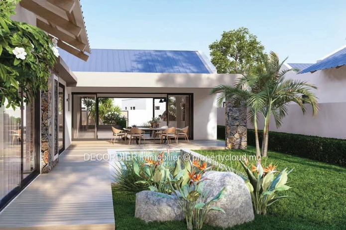 Contemporary villa in a gated community