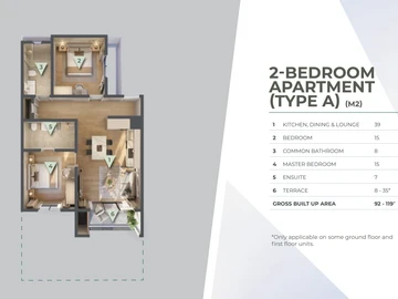 Appartement de 2 Chambres