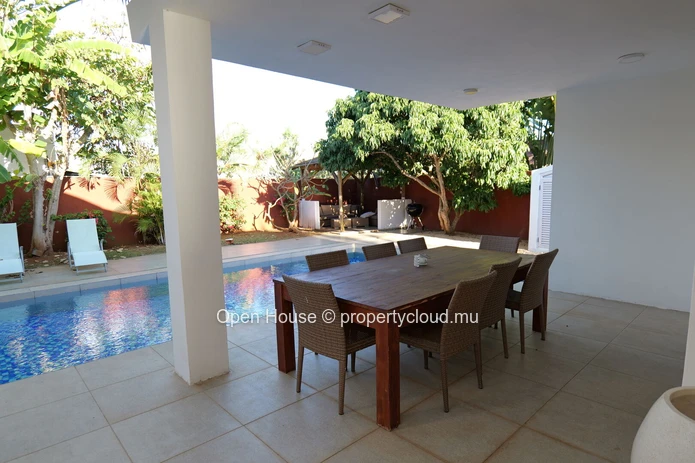 Villa meublée 4 chambres avec piscine à louer à Pointe aux Piments