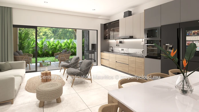 Townhouse contemporain de 3 chambres à Cap Tamarin - Zetwal – Espace, style et confort