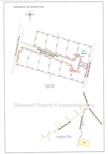 Grand Baie 622 m² Land —  Mountain Views