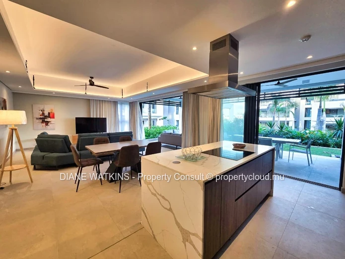 Furnished 2-Bedroom Apartment with Swimming Pool for Rent in Mont Choisy