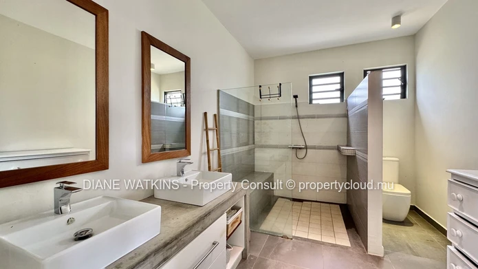 Contemporary 5-Bedroom Villa with Independent Cottage for Rent in Black River