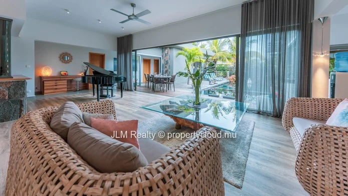 Magnifique villa avec roof top à vendre à Tamarin, Île Maurice