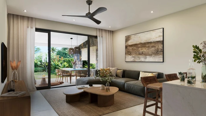 À vendre : Villa jumelée contemporaine 3 chambres dans un domaine d’exception, Beau Champ, Île Maurice