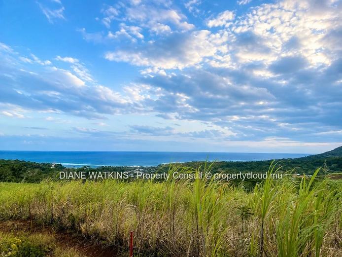 FOR SALE | 2,575 m² agricultural land in Baie du Cap with sea and mountain views